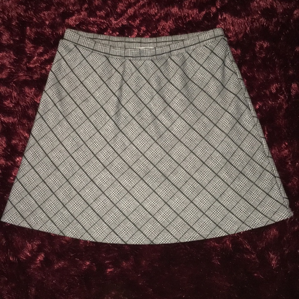 Plaid mini skirt